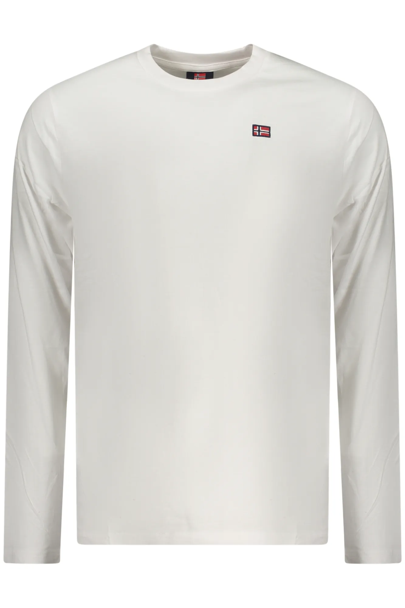 Herren LANGARM-T-SHIRT Weiß 856072_BIOFFWHI