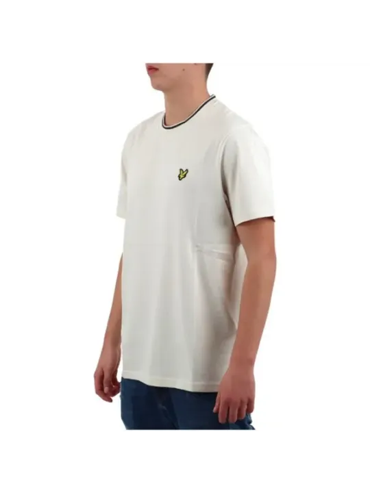 Weißes Lyle & Scott Baumwoll-T-Shirt