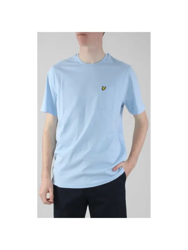 Lyle & Scott blaues Logo T-Shirt