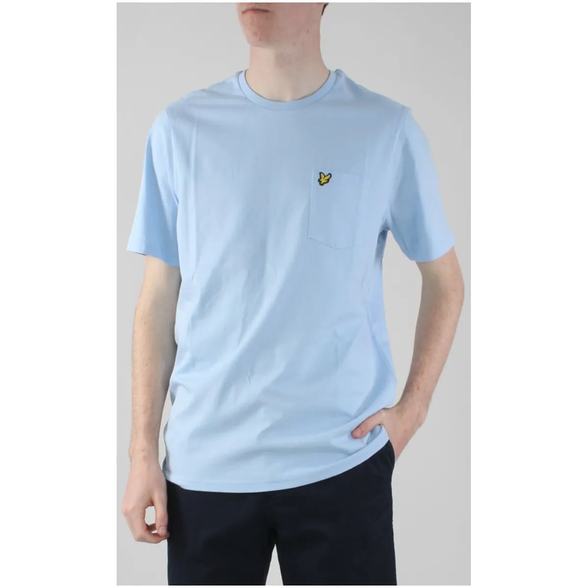 Herren T-Shirt Azurblau 474370