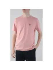 Pink T-shirt mit Schmetterling Stickerei