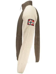 Herren Fleece-Sweatshirt Braun mieten | Flex-Fashion Verleih