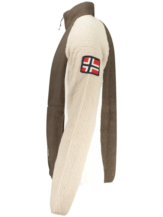 Herren Fleece-Sweatshirt Braun mieten | Flex-Fashion Verleih