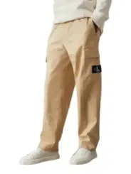 Beige Calvin Klein Cargo Hose