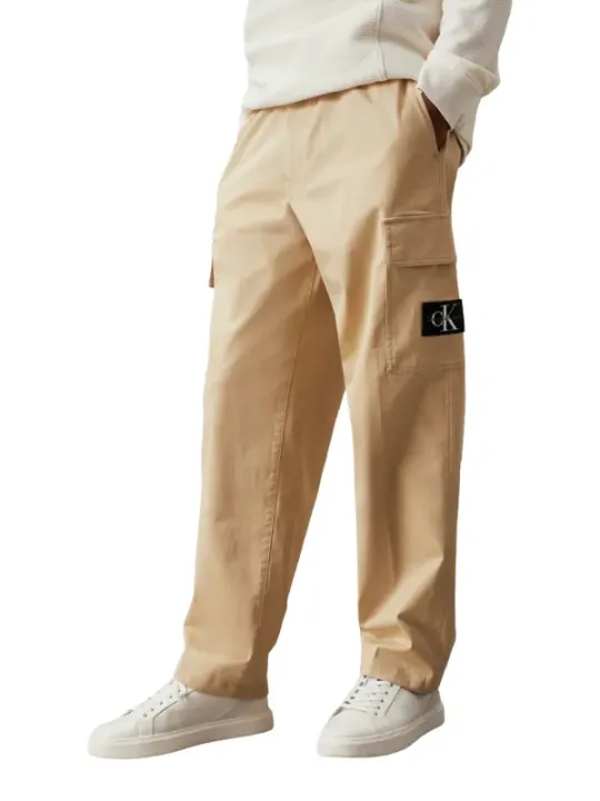 Beige Calvin Klein Cargo Hose