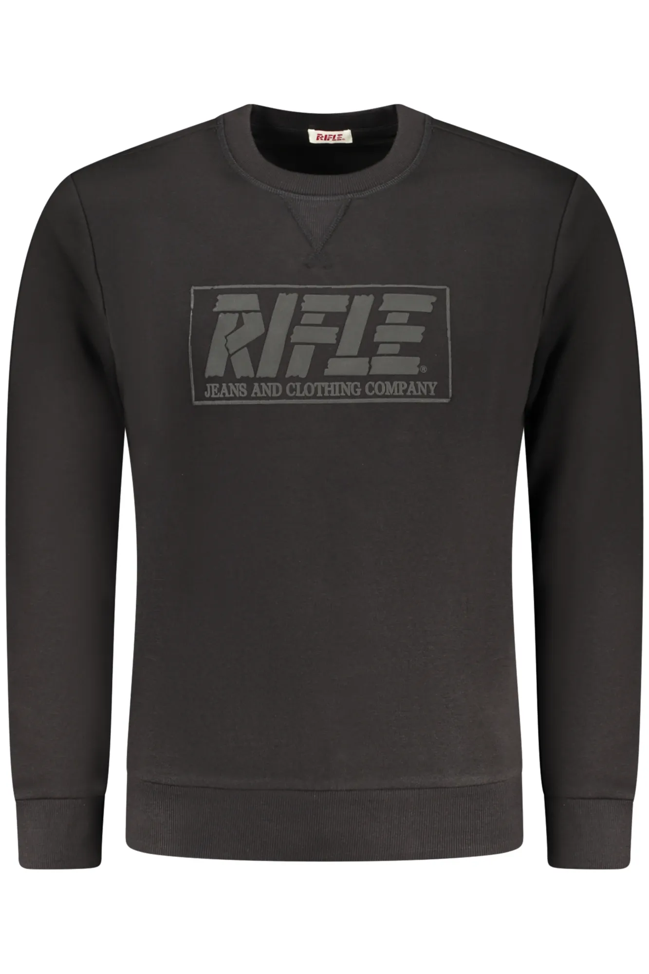 Herren LANGARM-SWEATSHIRT Schwarz RFF415_NENERO