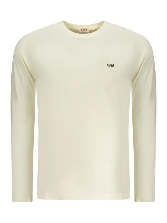 RIFLE Herren Langarmshirt Weiß mieten - Flex-Fashion Verleih