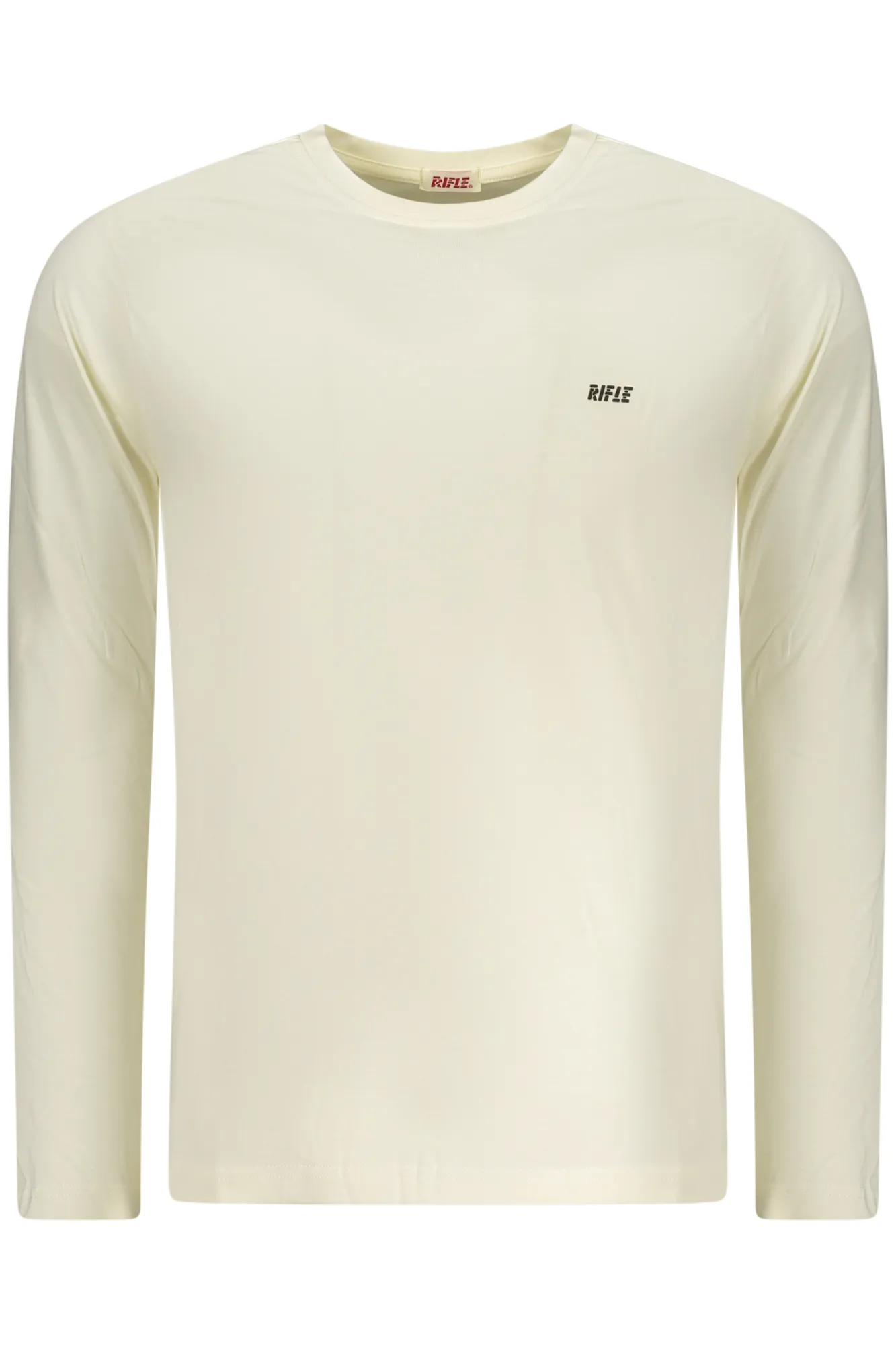 Herren LANGARM-T-SHIRT Weiß RFT399_BIBIANCO
