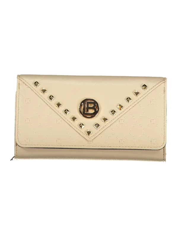 Laura Biagiotti Damen Beige Geldbörse mieten bei Flex-Fashion