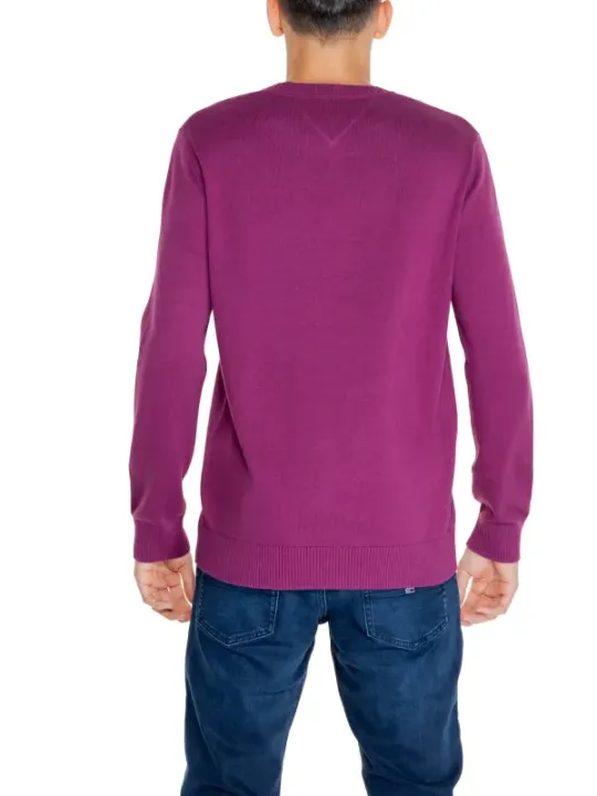 Tommy Hilfiger lila Baumwollpullover Herren