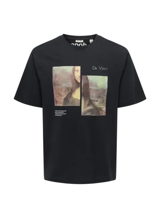 Only & Sons Herren T-Shirt Schwarz | online kaufen