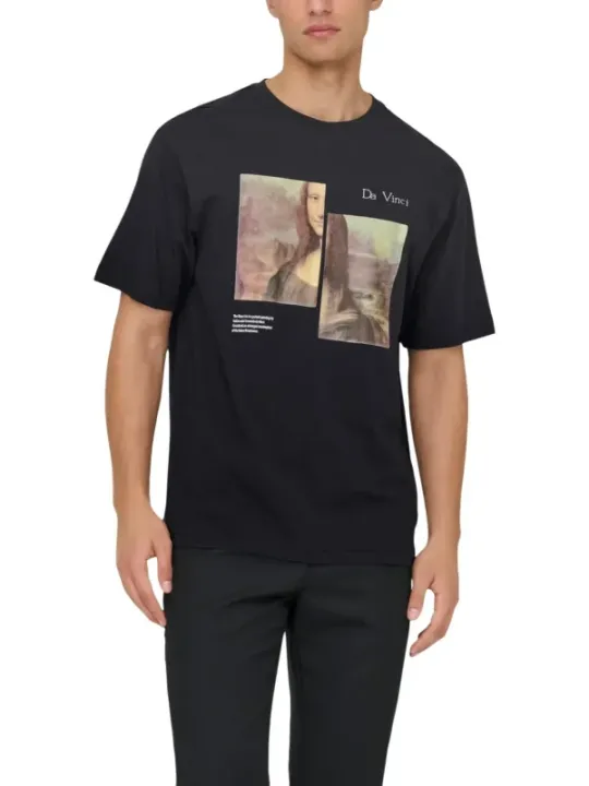 Only & Sons Herren T-Shirt Schwarz | online kaufen