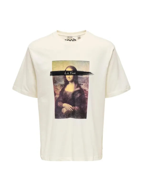 Only & Sons Herren T-Shirt Weiß | online kaufen