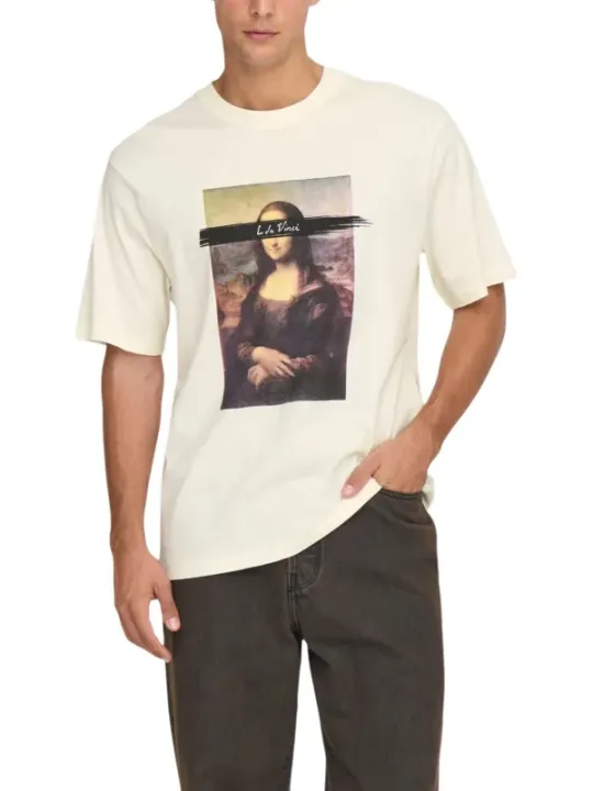 Only & Sons Herren T-Shirt Weiß | online kaufen