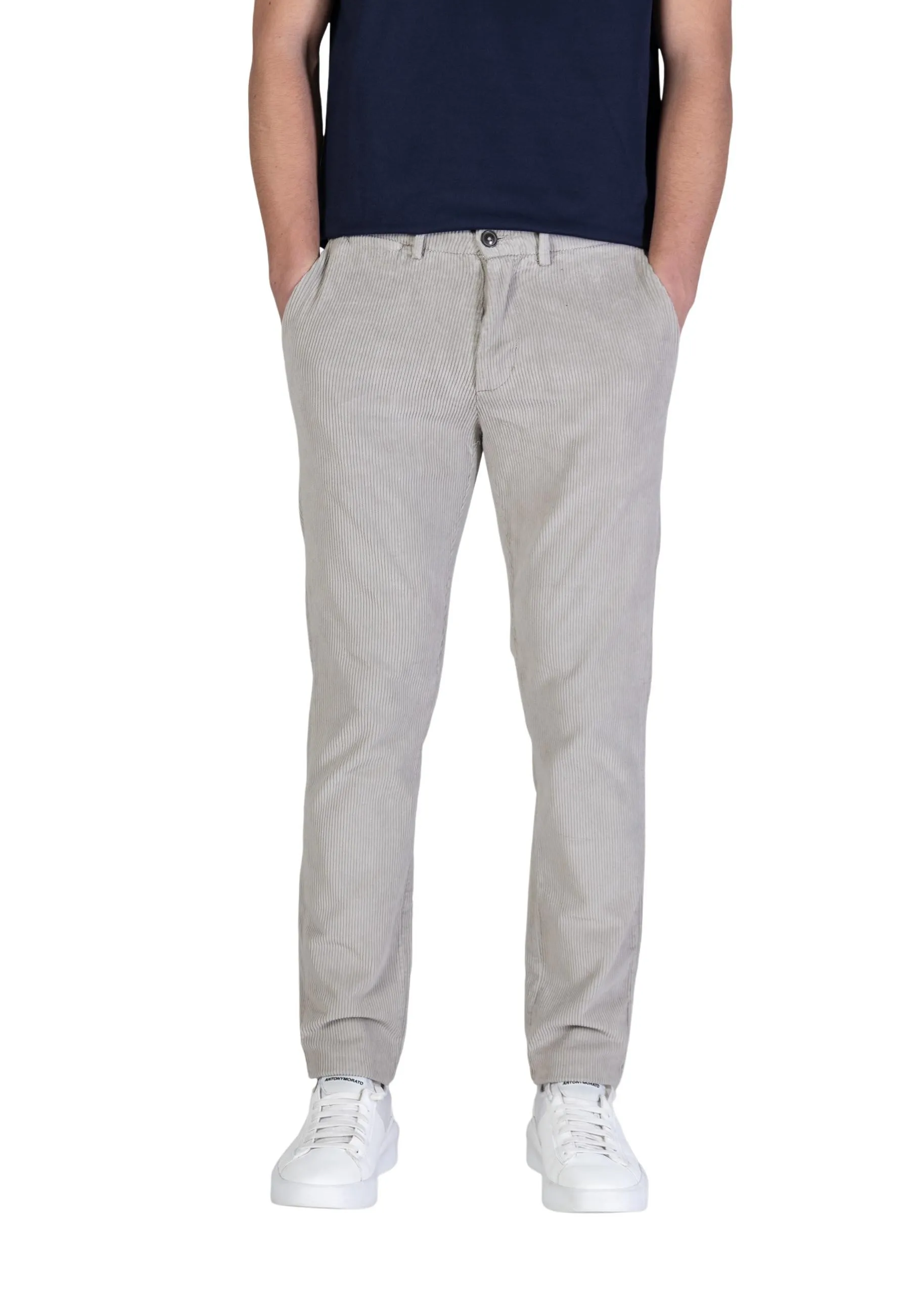 Borghese Herren Hose Grau 502167