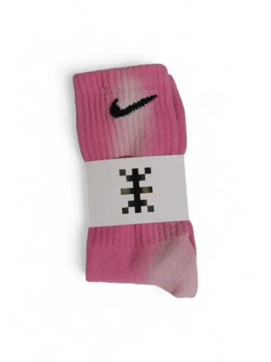 Pink Nike Crew Socks Detail