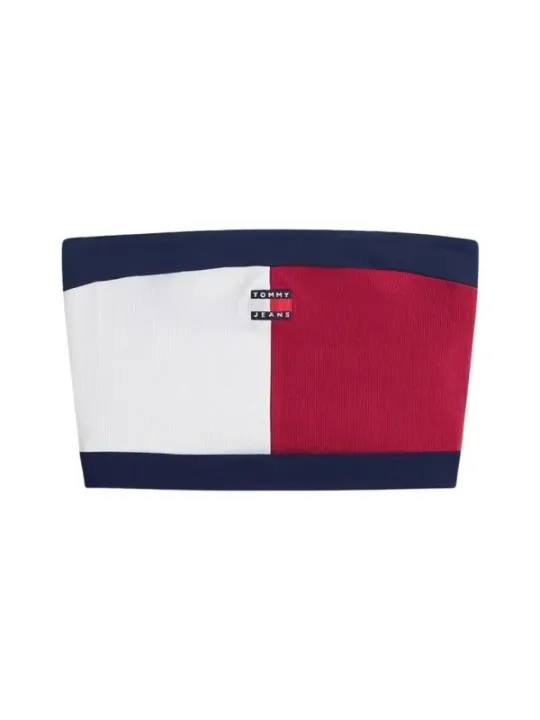 Tommy Hilfiger Jeans Damen Top Bordeaux | online kaufen