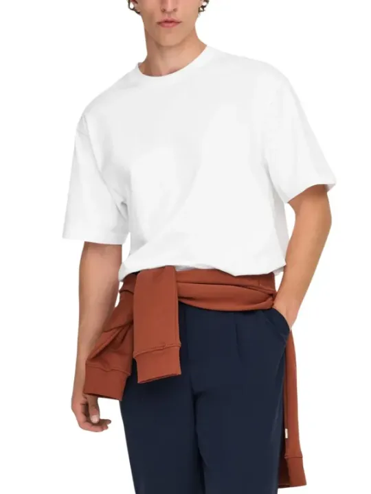 Only & Sons Herren T-Shirt Weiß | online kaufen