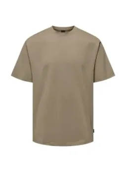 Only & Sons Herren T-Shirt Braun | online kaufen