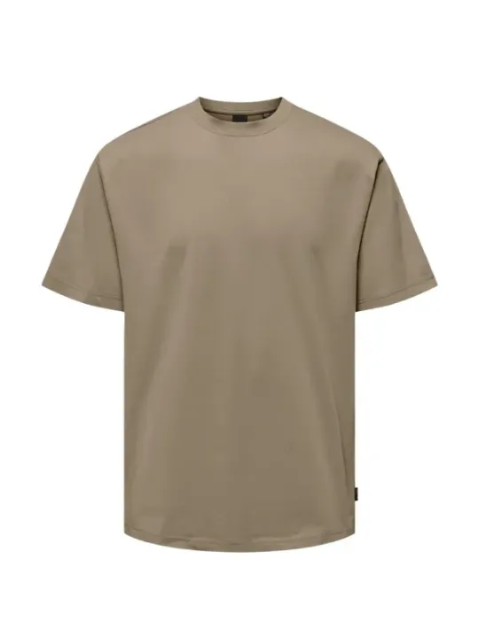 Only & Sons Herren T-Shirt Braun | online kaufen