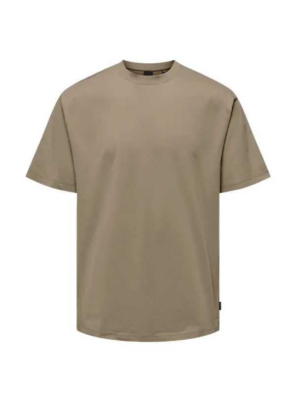 Only & Sons Herren T-Shirt Braun | online kaufen