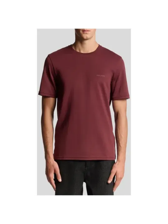 Lyle & Scott Herren T-Shirt Bordeaux | online kaufen