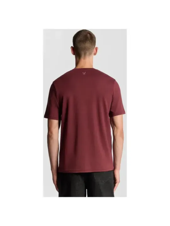 Lyle & Scott Herren T-Shirt Bordeaux | online kaufen
