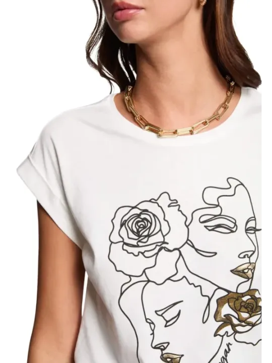 Morgan De Toi Damen T-Shirt Weiß | online kaufen