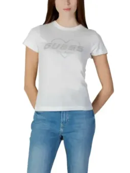 Guess Active Damen T-Shirt Weiß mieten - Flex-Fashion Verleih
