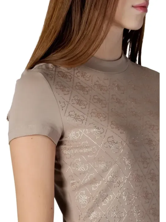 Guess Damen T-Shirt Beige | online kaufen