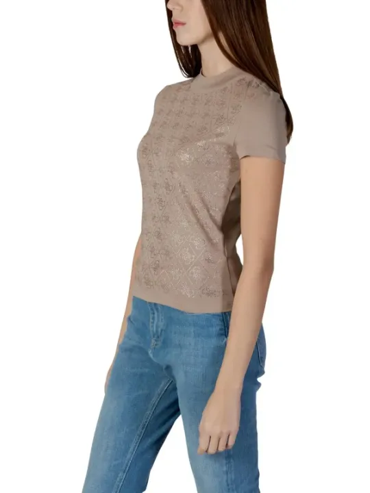 Guess Damen T-Shirt Beige | online kaufen