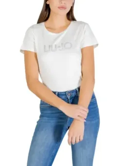 Liu Jo Damen T-Shirt Weiß mieten - Flex-Fashion Verleih-Shop