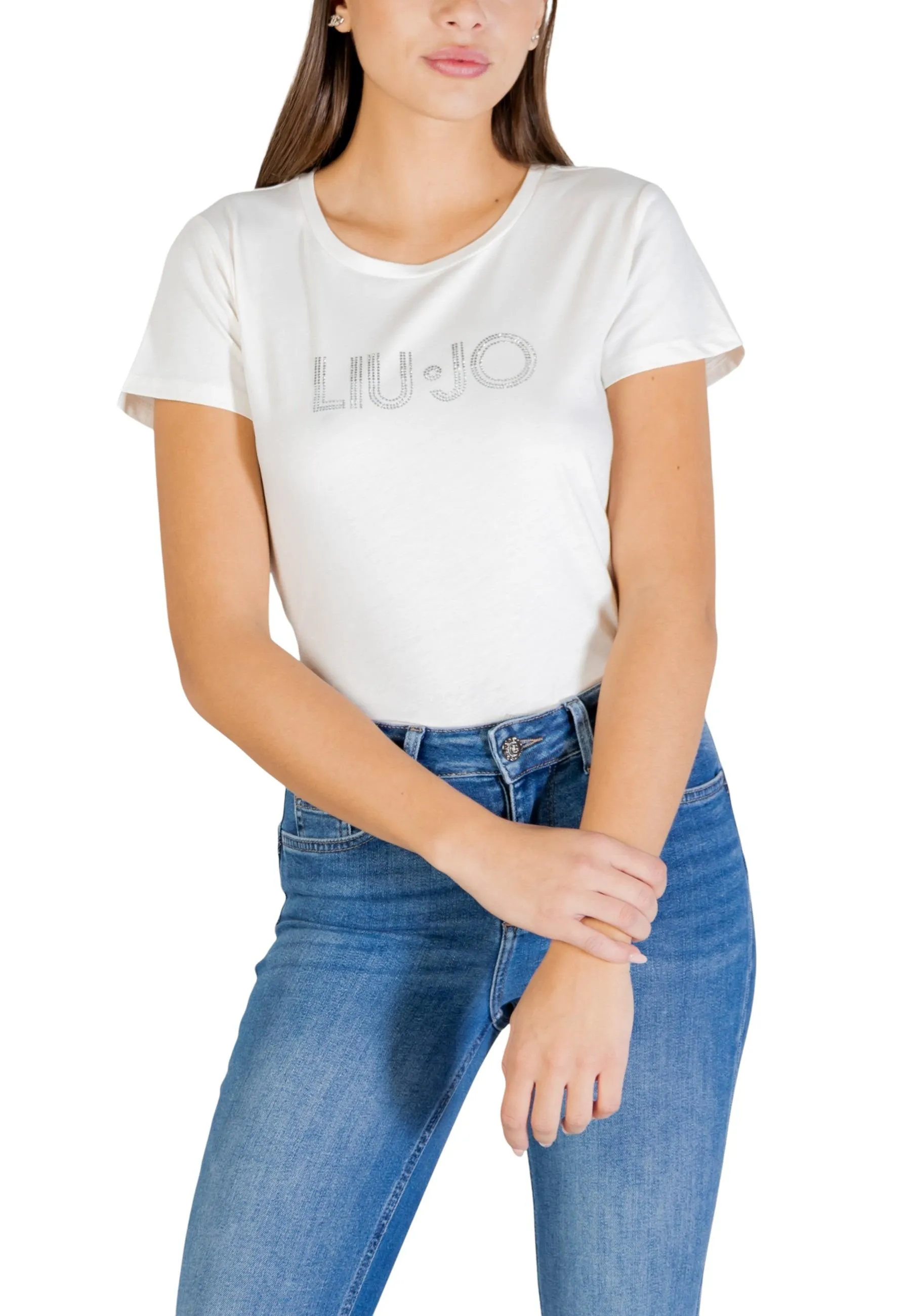 Liu Jo Damen T-Shirt Weiß 499688