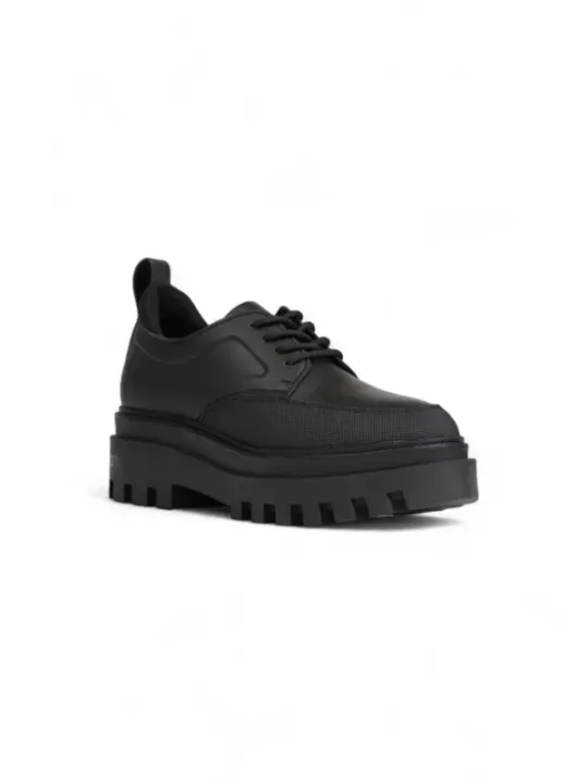 Schwarzer Calvin Klein Arbeitsschuh aus Leder