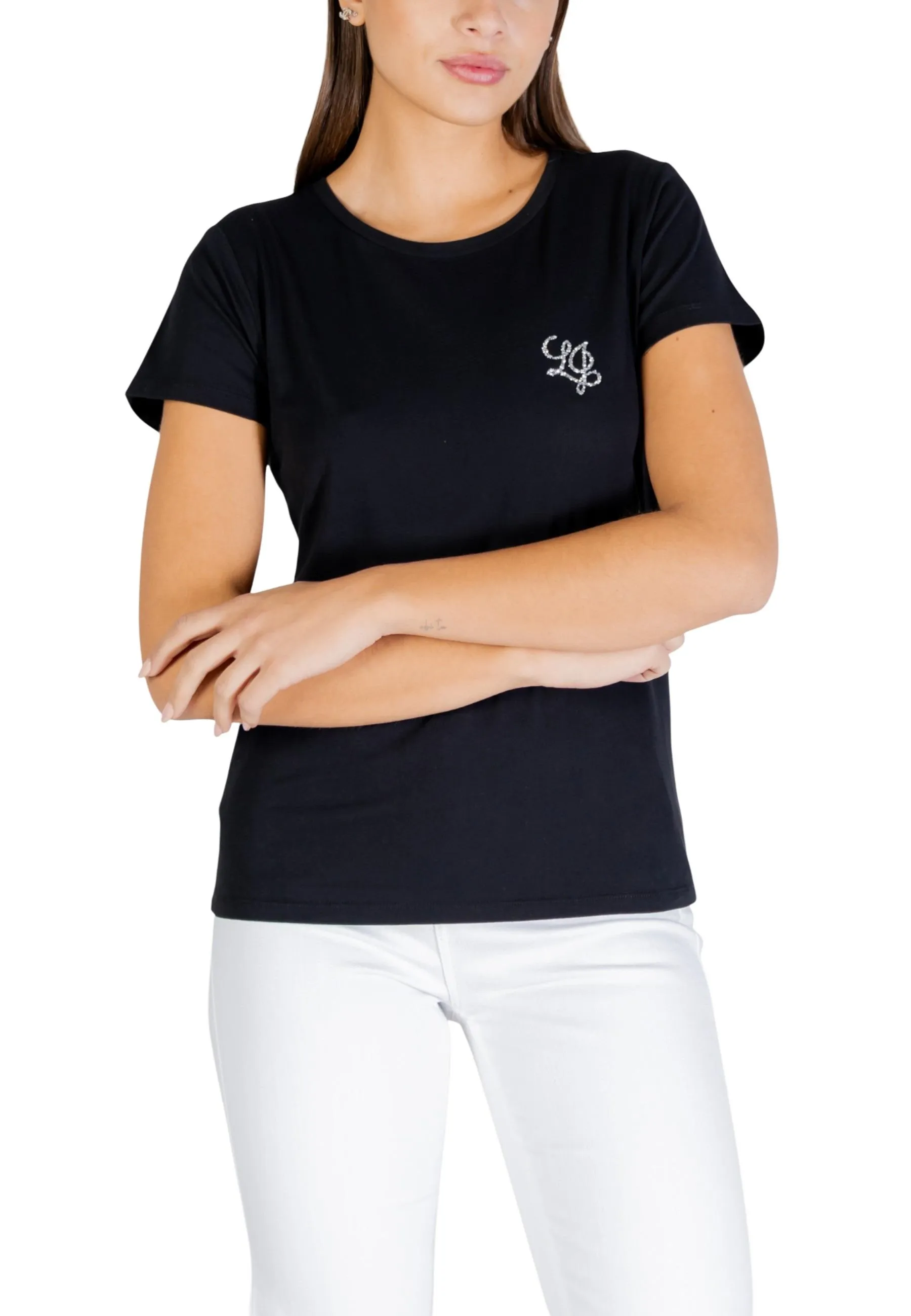 Liu Jo Damen T-Shirt Grau 499687