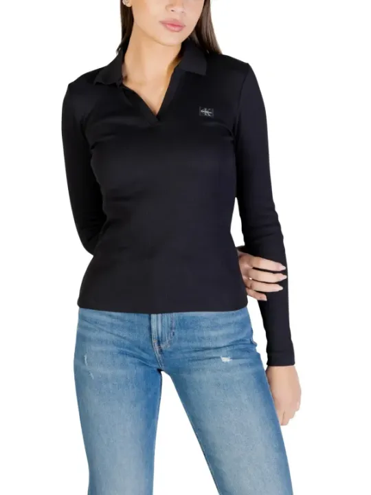 Calvin Klein Jeans Damen T-Shirt Schwarz | online kaufen
