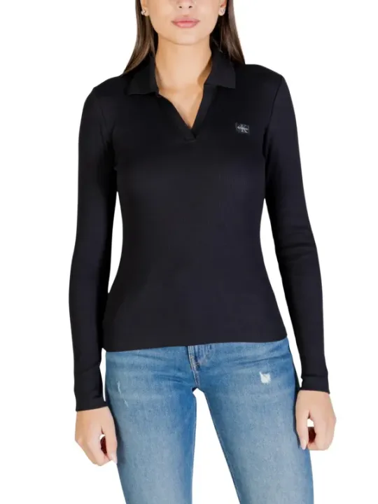 Calvin Klein Jeans Damen T-Shirt Schwarz | online kaufen
