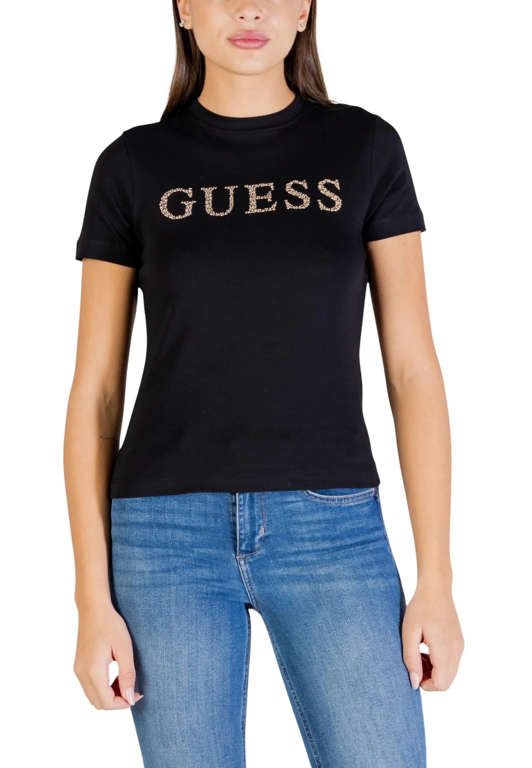 Damen T-Shirt Schwarz 499707