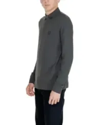 Graues Armani Exchange Henley-Shirt