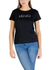 Liu Jo Damen T-Shirt Schwarz | online kaufen