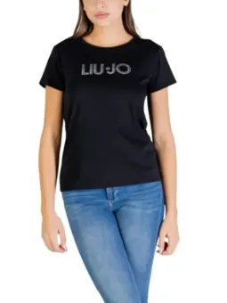 Liu Jo Damen T-Shirt Schwarz mieten – Flex-Fashion Verleih