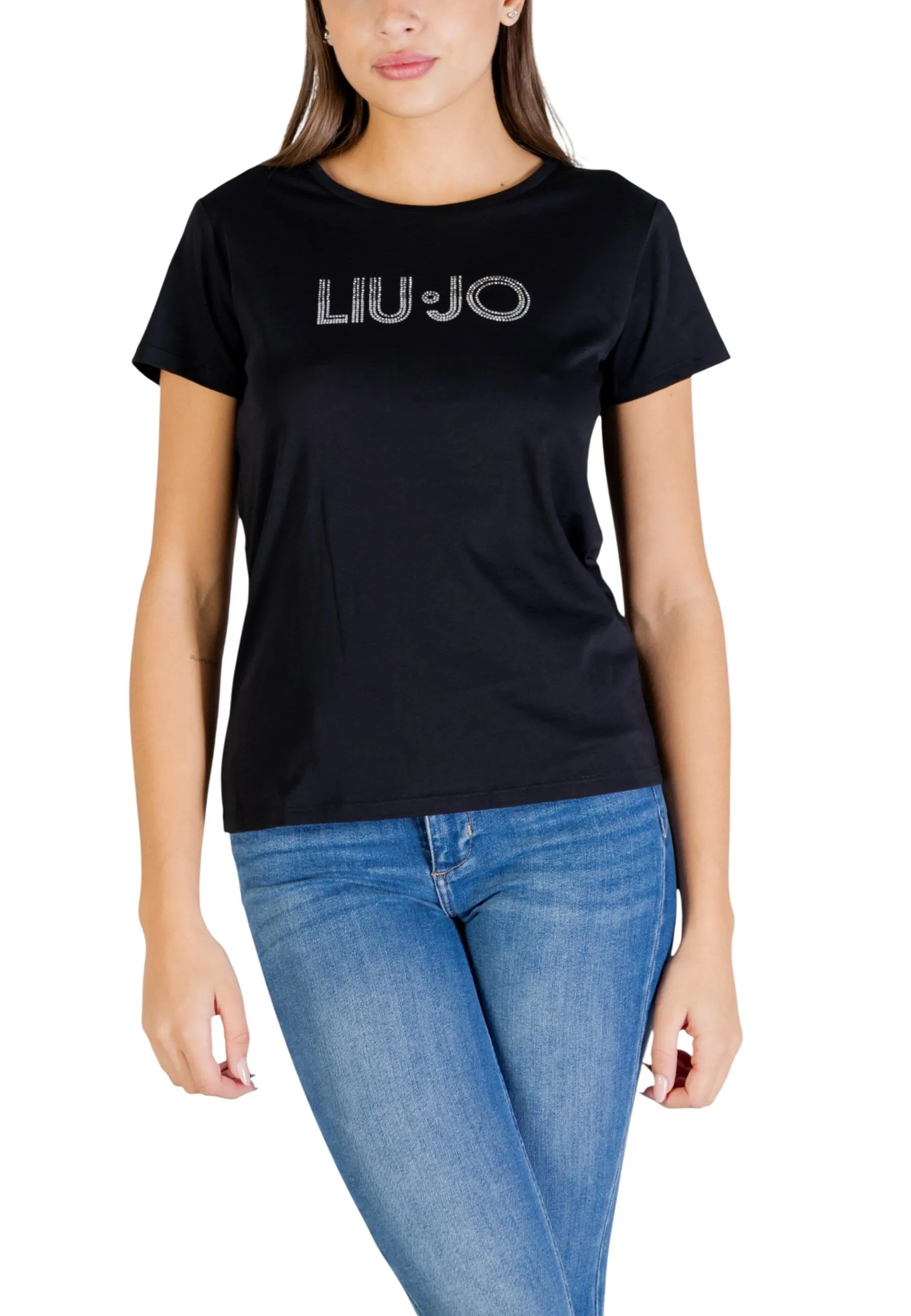 Liu Jo Damen T-Shirt Schwarz 499689