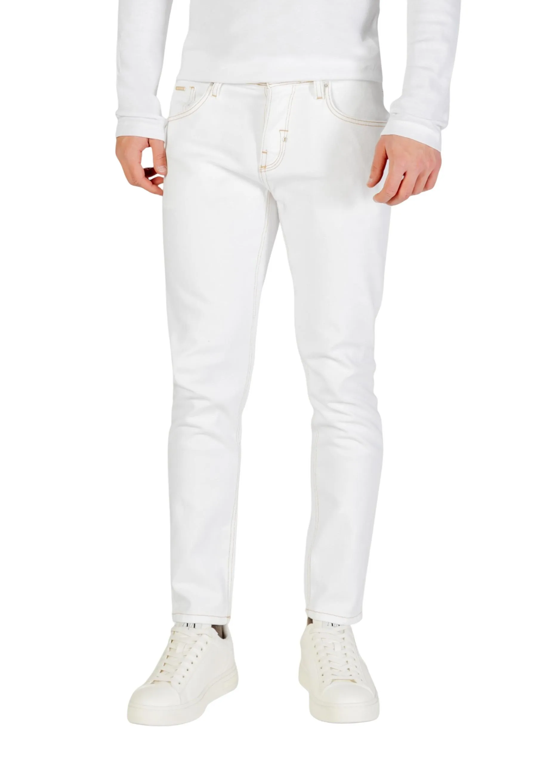 Herren Jeans Weiß 499392