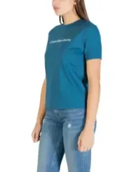 Calvin Klein Jeans Damen T-Shirt Grün | online kaufen