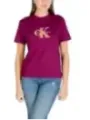 Calvin Klein Jeans Damen T-Shirt Bordeaux | online kaufen