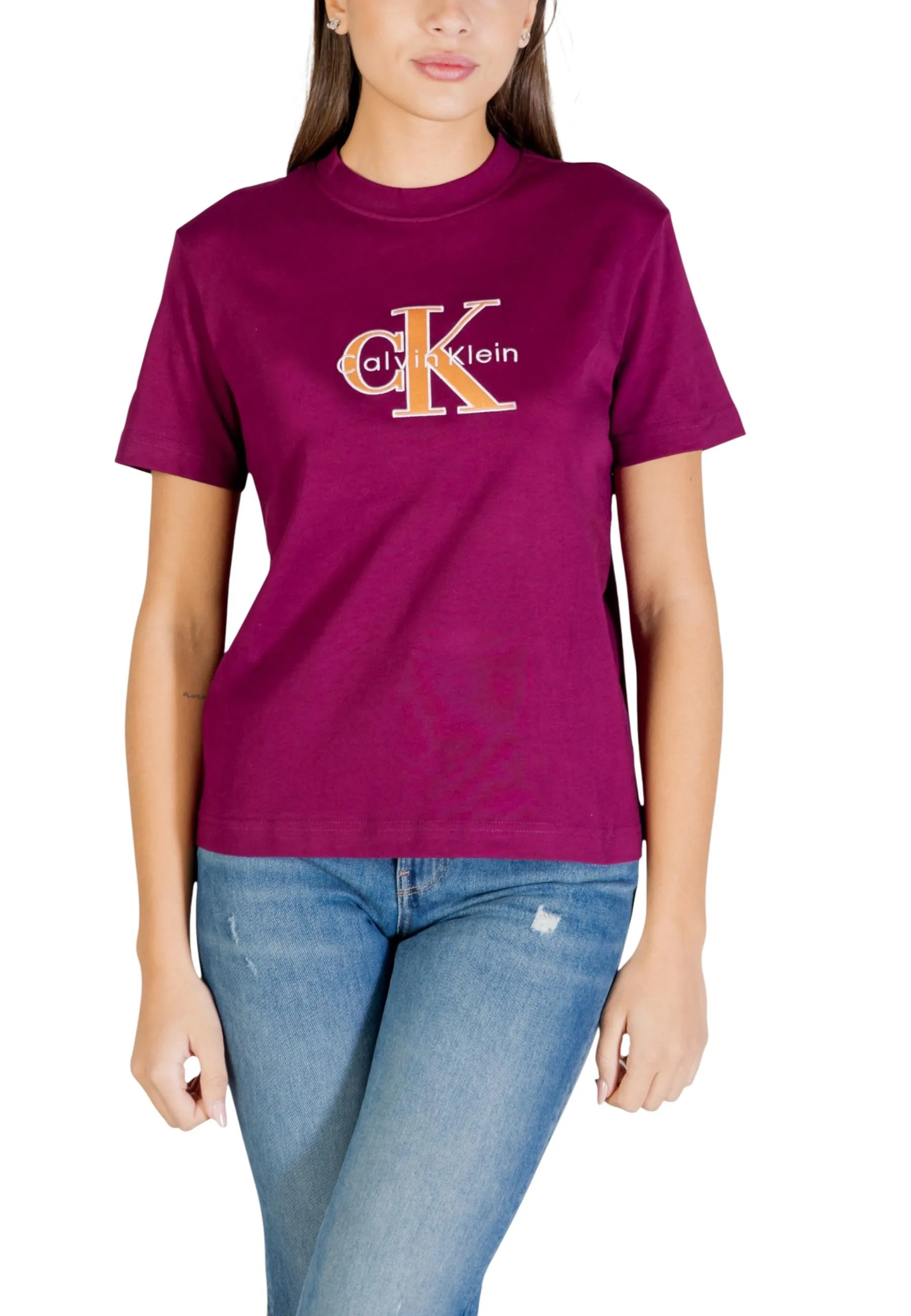 Damen T-Shirt Bordeaux 499678