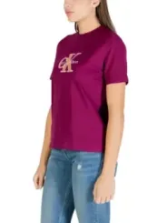 Calvin Klein Jeans Damen T-Shirt Bordeaux | online kaufen