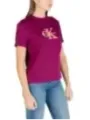 Calvin Klein Jeans Damen T-Shirt Bordeaux | online kaufen