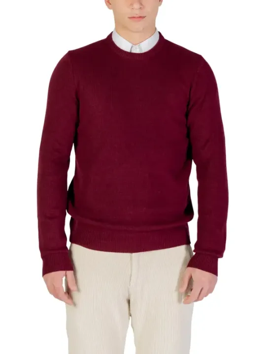 Yos Herren Pullover Bordeaux | online kaufen