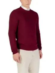 Yos Herren Pullover Bordeaux | online kaufen